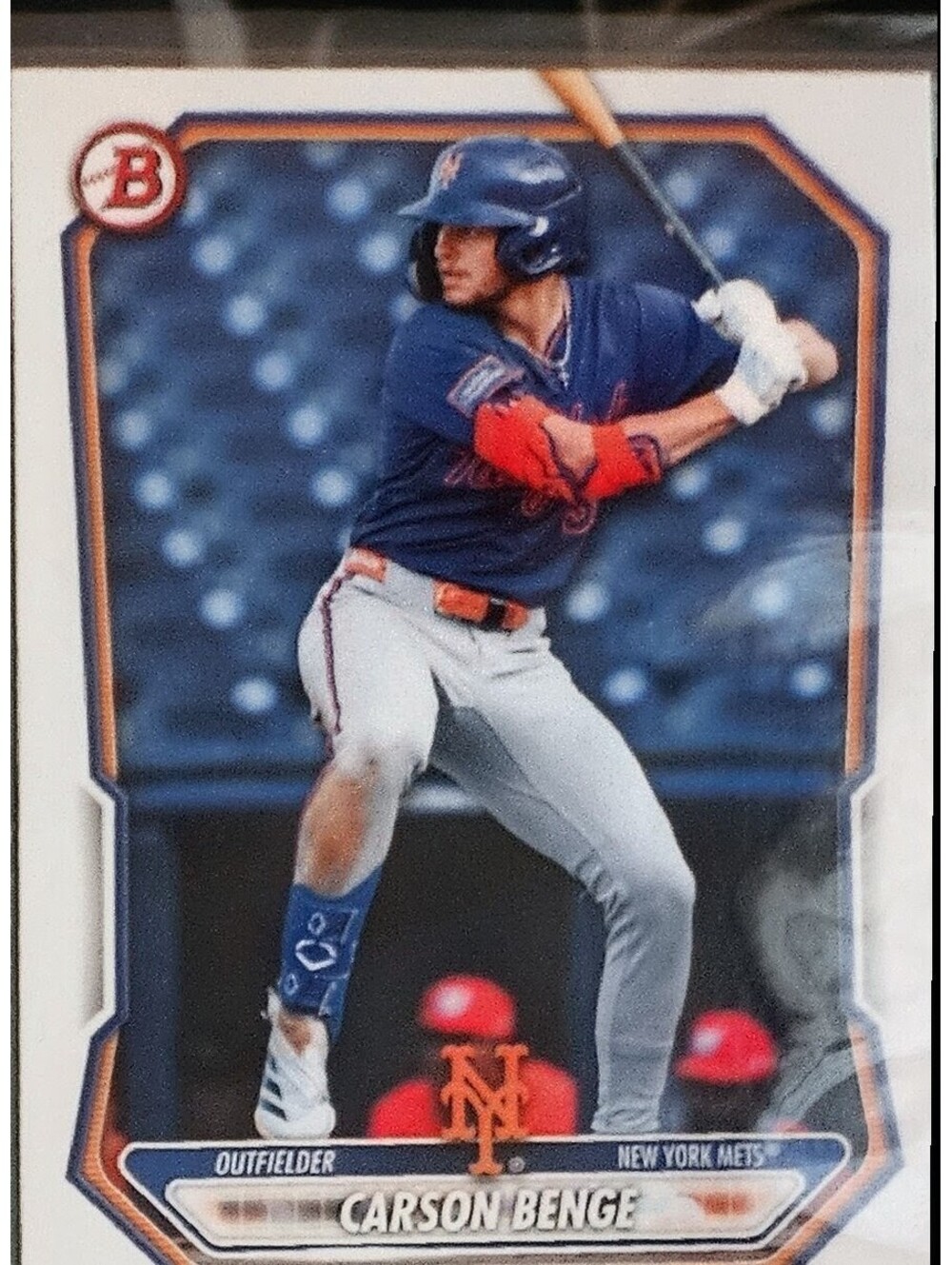 Carson Benge #BP-111 - 2026 Bowman Paper Prospect - NY Mets
